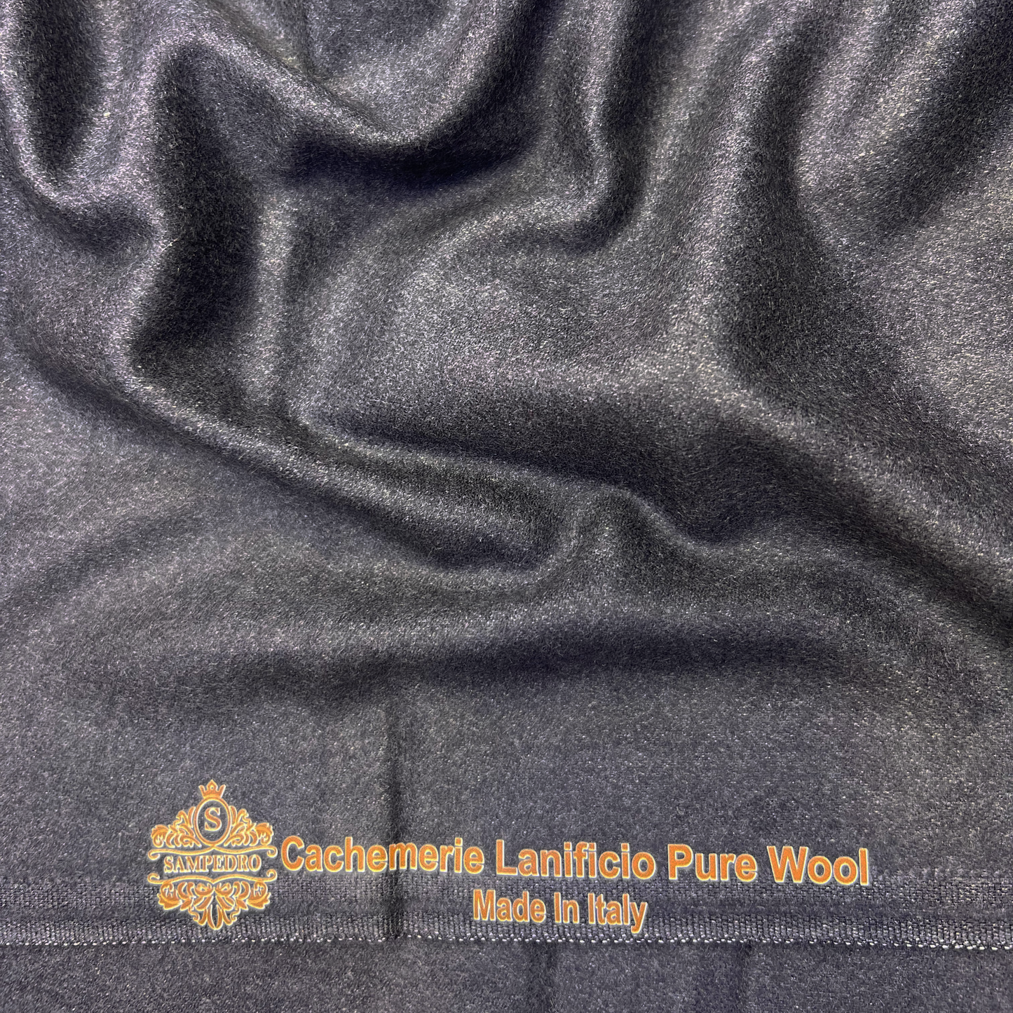 Tissu Mlifa Cachemire SAMPEDRO – Tombé Fluide et Qualité Premium - Noir