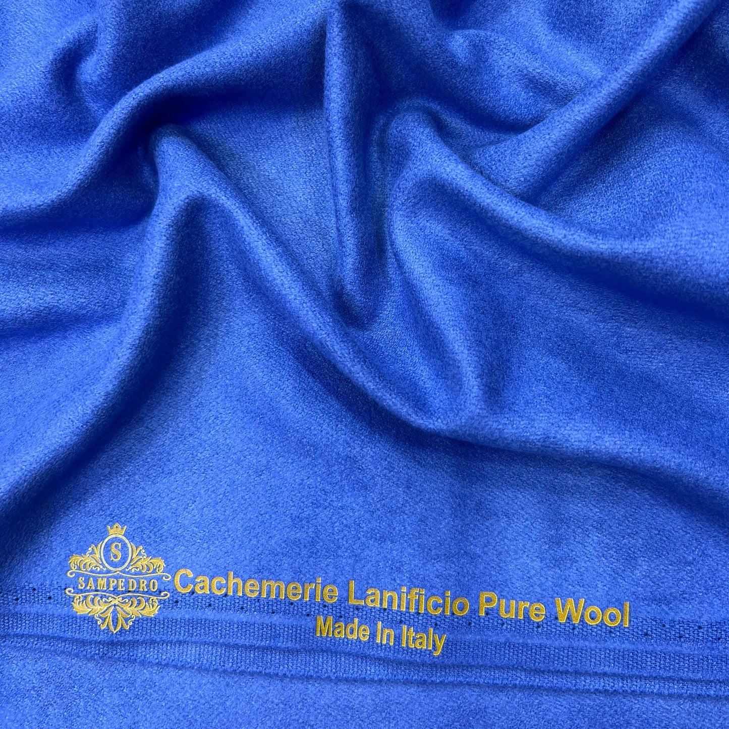 Tissu Mlifa cachemire SAMPEDRO - bleu royal