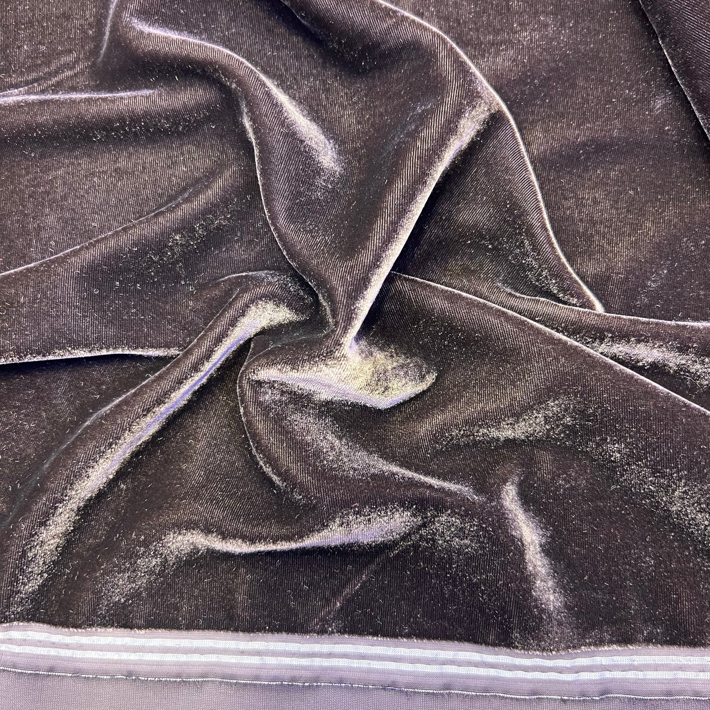 Tissu velours 3 mètres – Mauve taupe