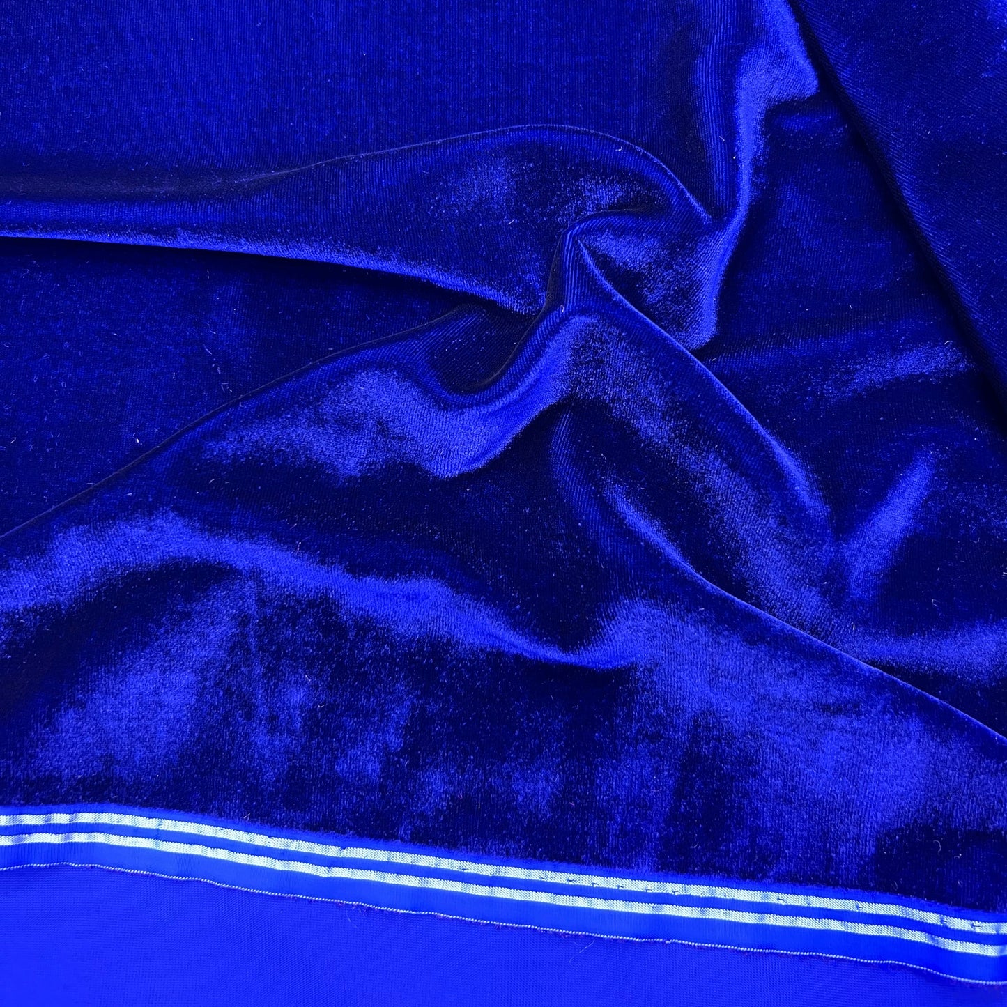 Tissu velours 3 mètres – Bleu royal