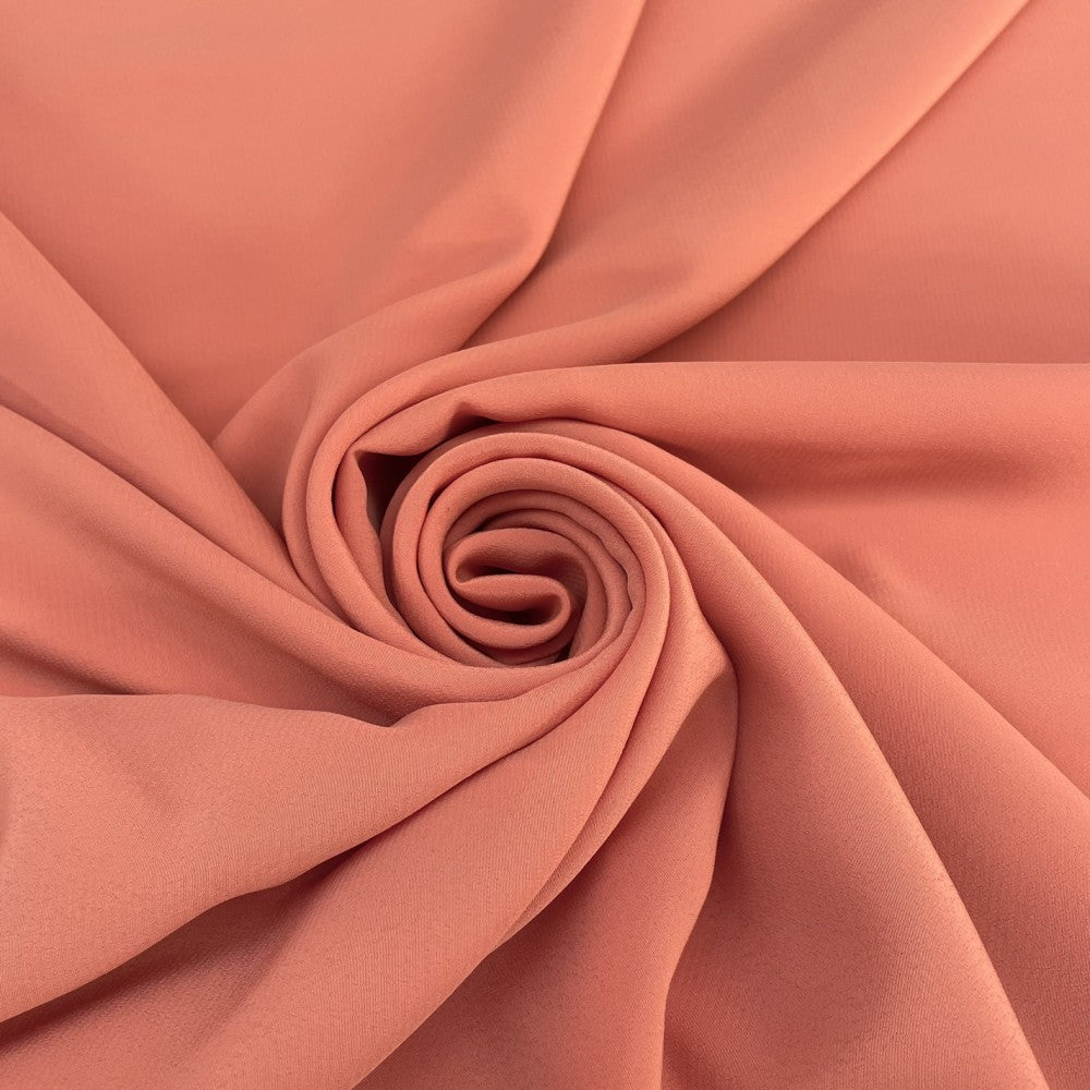Tissu Crêpe - Saumon