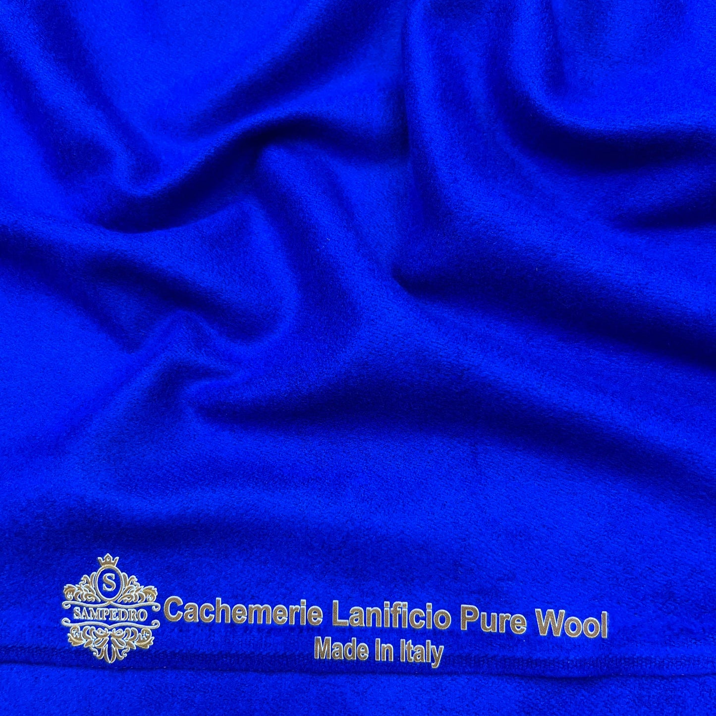 Tissu Mlifa SAMPEDRO - Bleu électrique