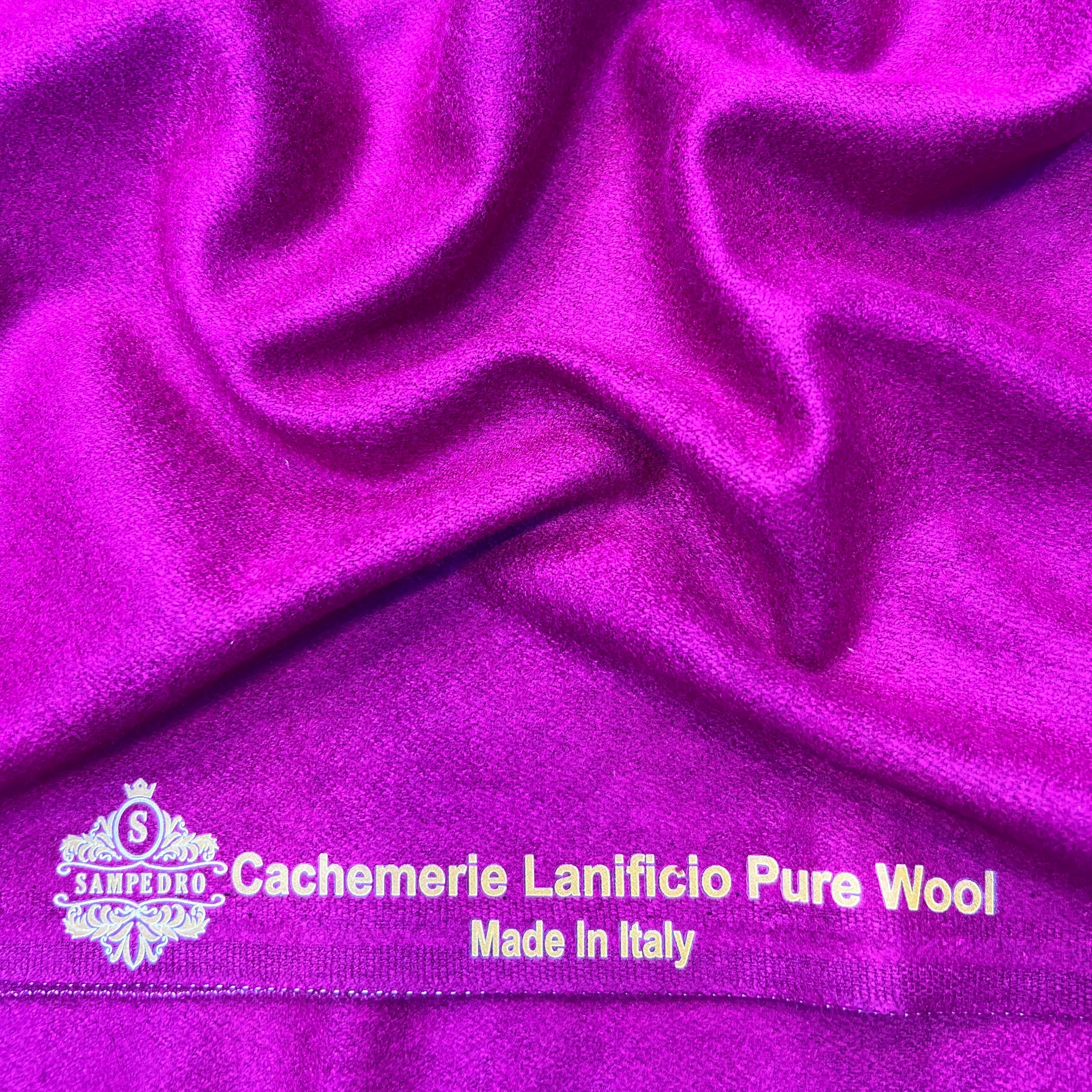 Tissu Mlifa Cachemire SAMPEDRO – Tombé Fluide et Qualité Premium - Fuchsia