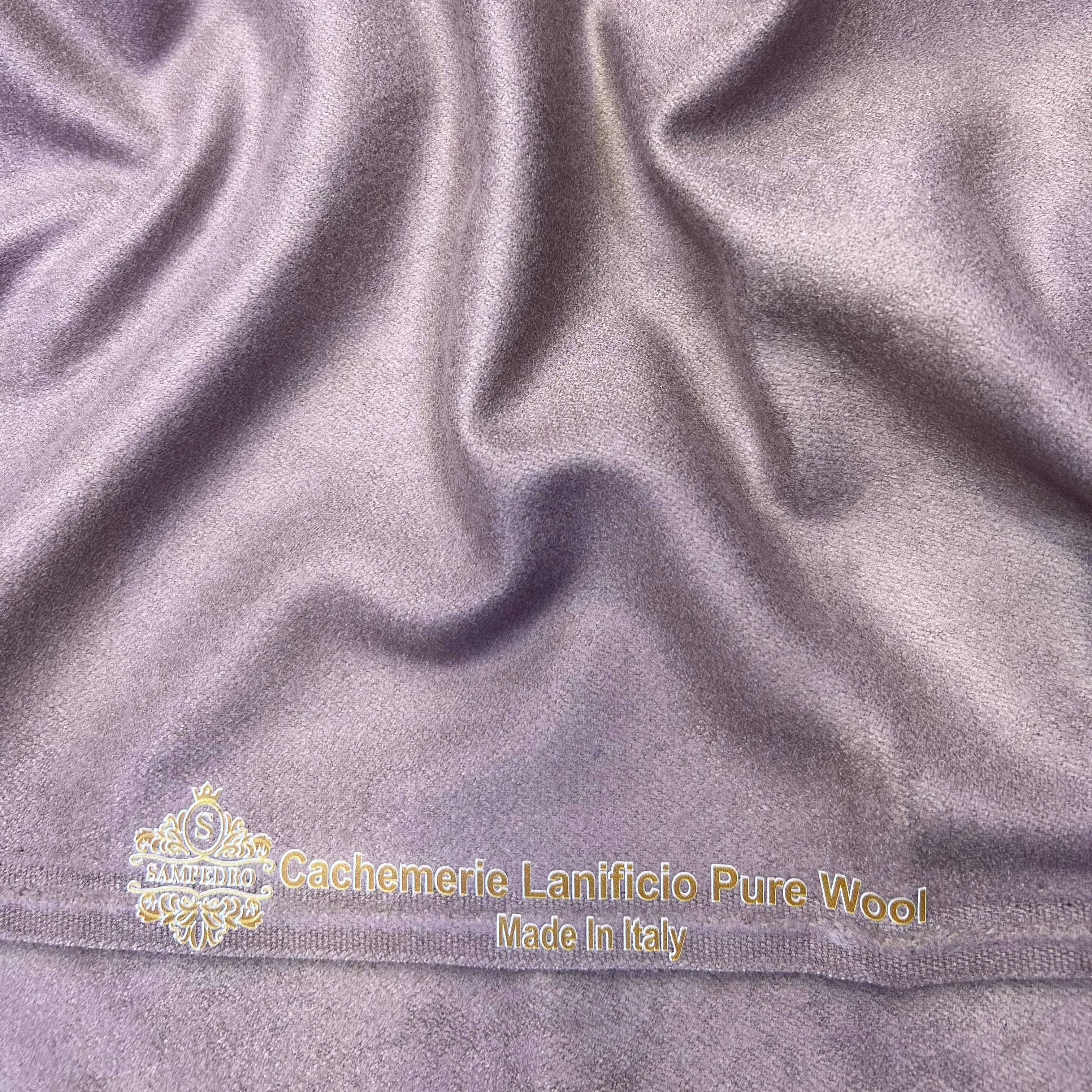 Tissu Mlifa Cachemire SAMPEDRO – Tombé Fluide et Qualité Premium - gris mauve