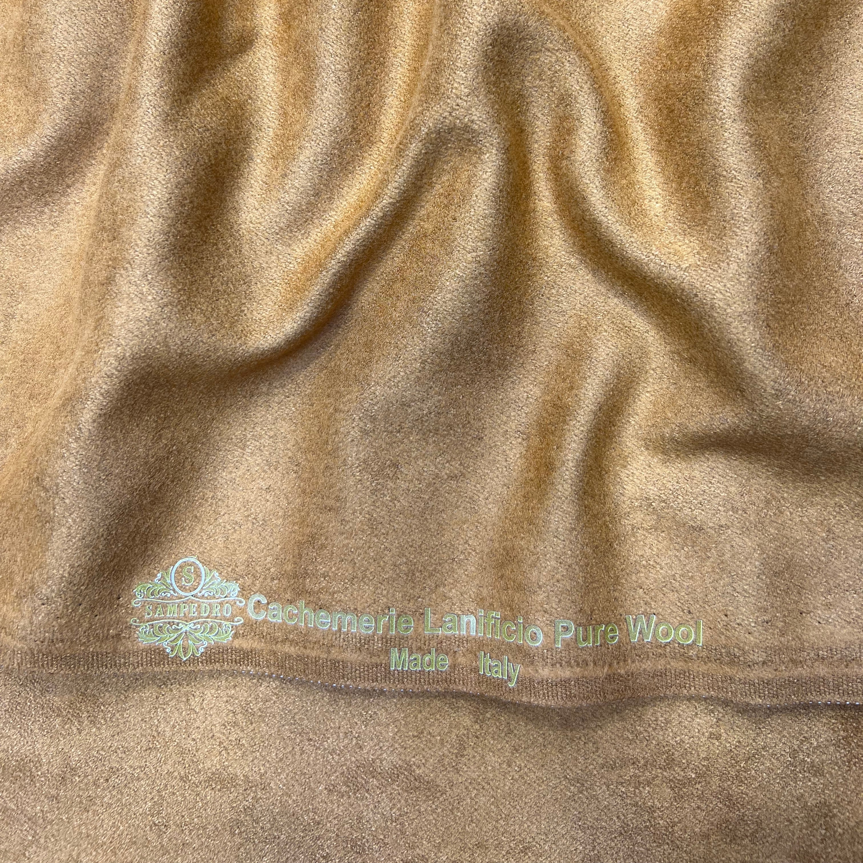 Tissu Mlifa Cachemire SAMPEDRO – Tombé Fluide et Qualité Premium - camel