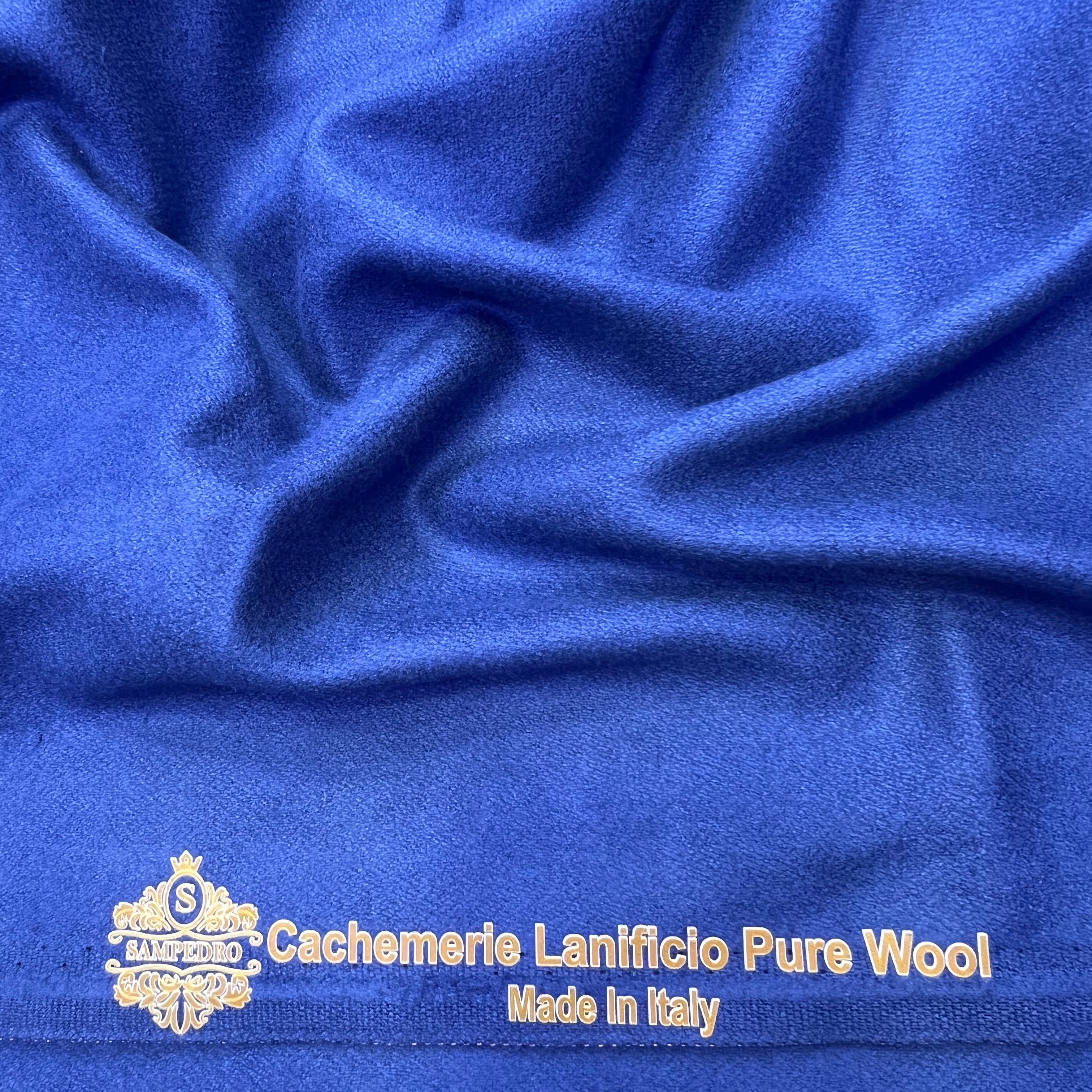 Tissu Mlifa Cachemire SAMPEDRO – Tombé Fluide et Qualité Premium - Bleu