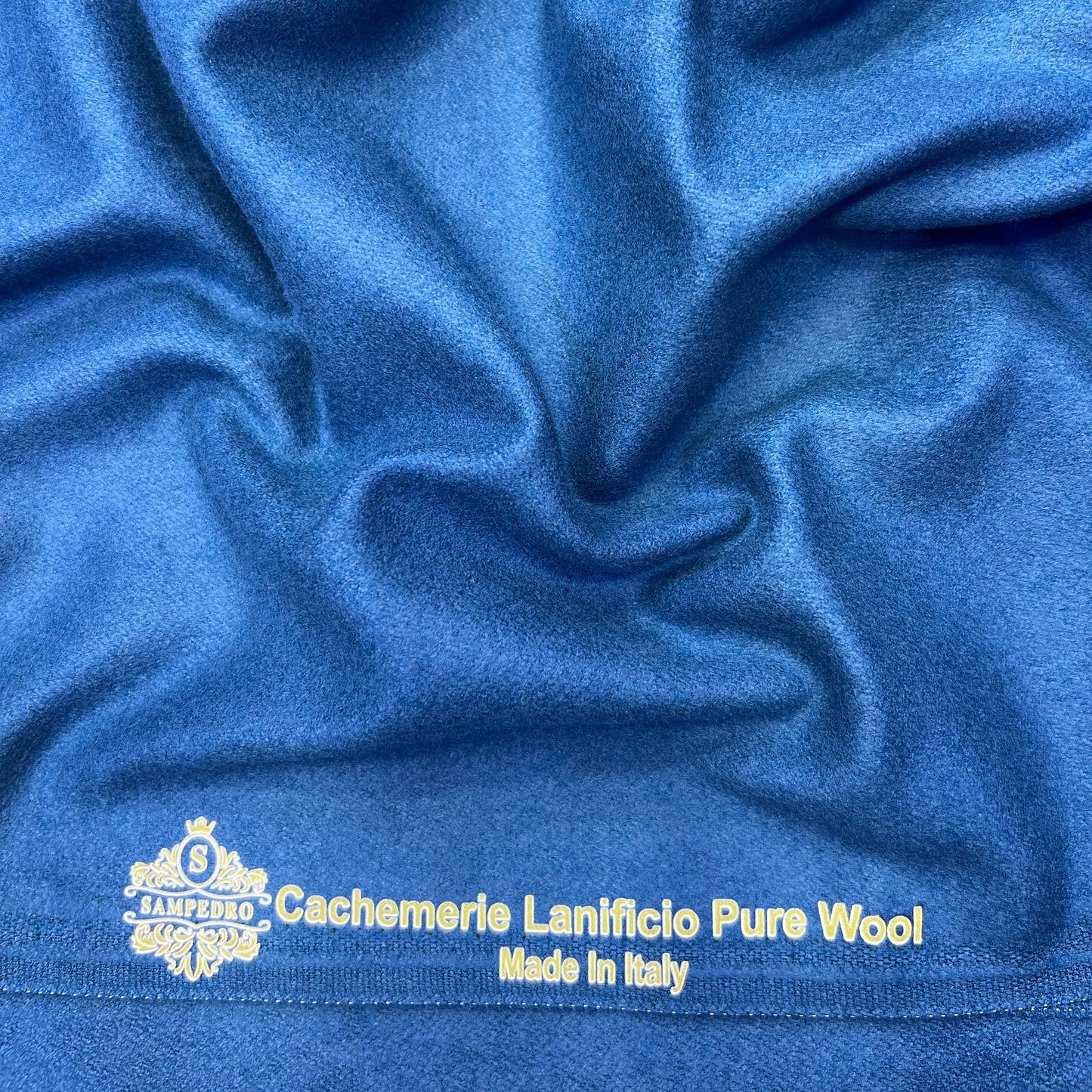 Tissu Mlifa cachemire SAMPEDRO - bleu azur