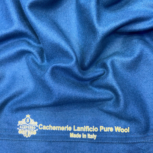 Tissu Mlifa cachemire SAMPEDRO - bleu azur