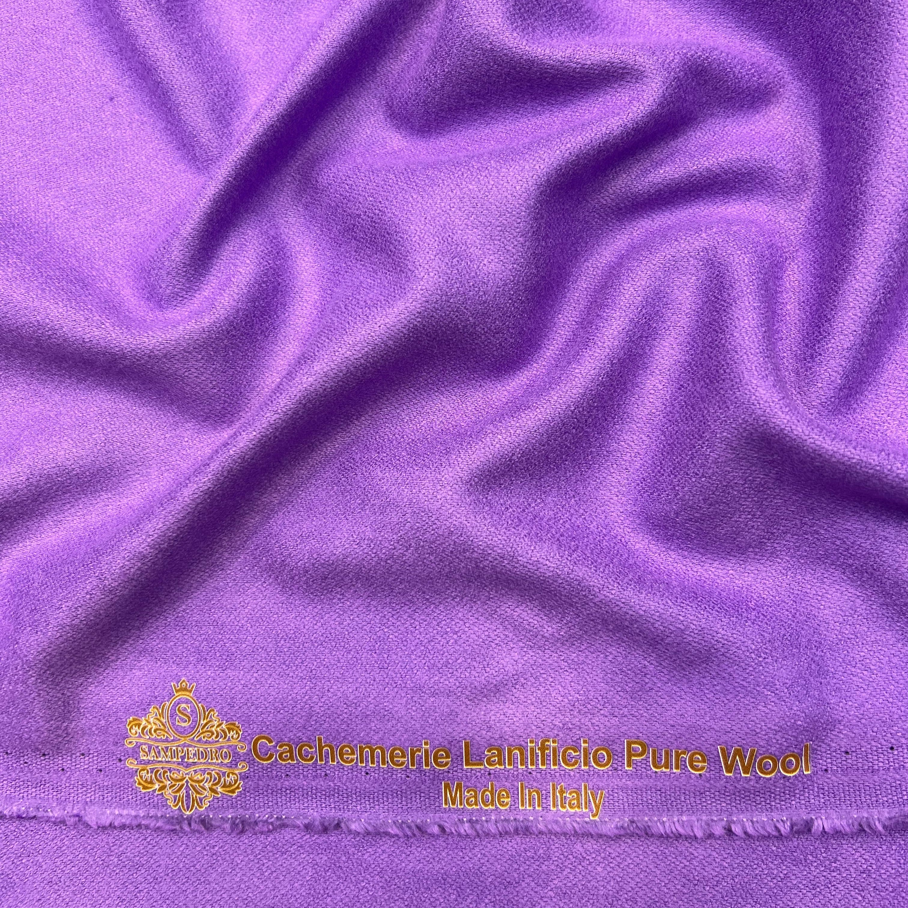 Tissu Mlifa Cachemire SAMPEDRO – Tombé Fluide et Qualité Premium - Violet orchidée