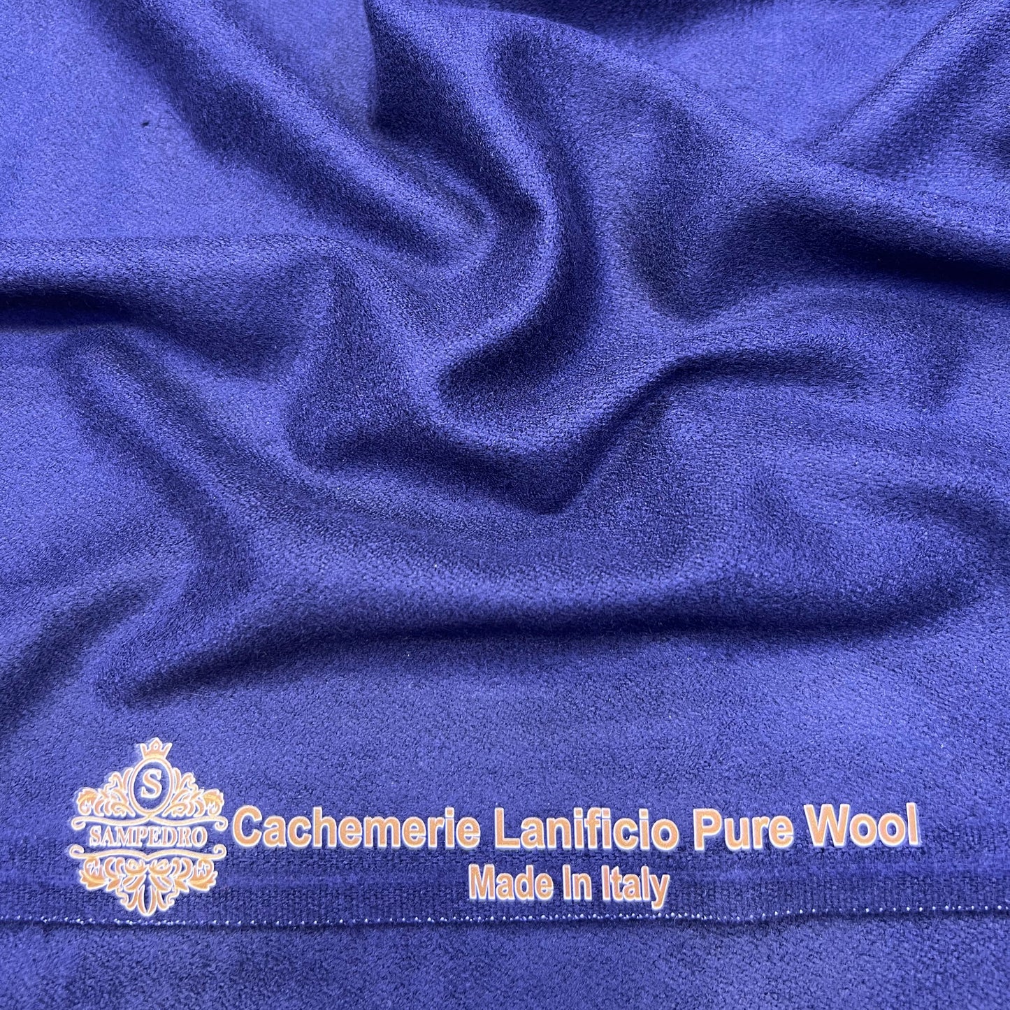 Tissu Mlifa SAMPEDRO - Bleu violacé