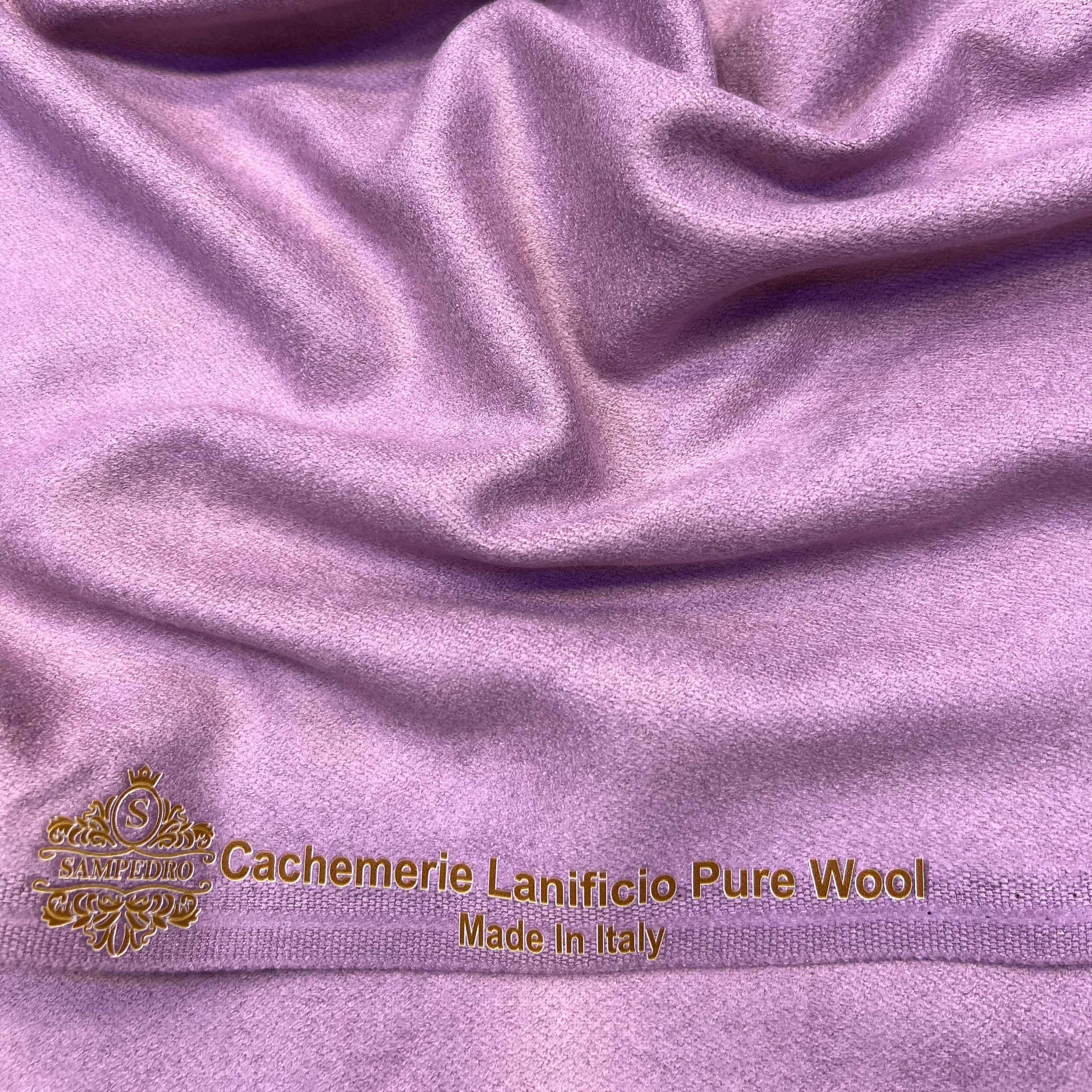 Tissu Mlifa Cachemire SAMPEDRO – Tombé Fluide et Qualité Premium - Rose lavande