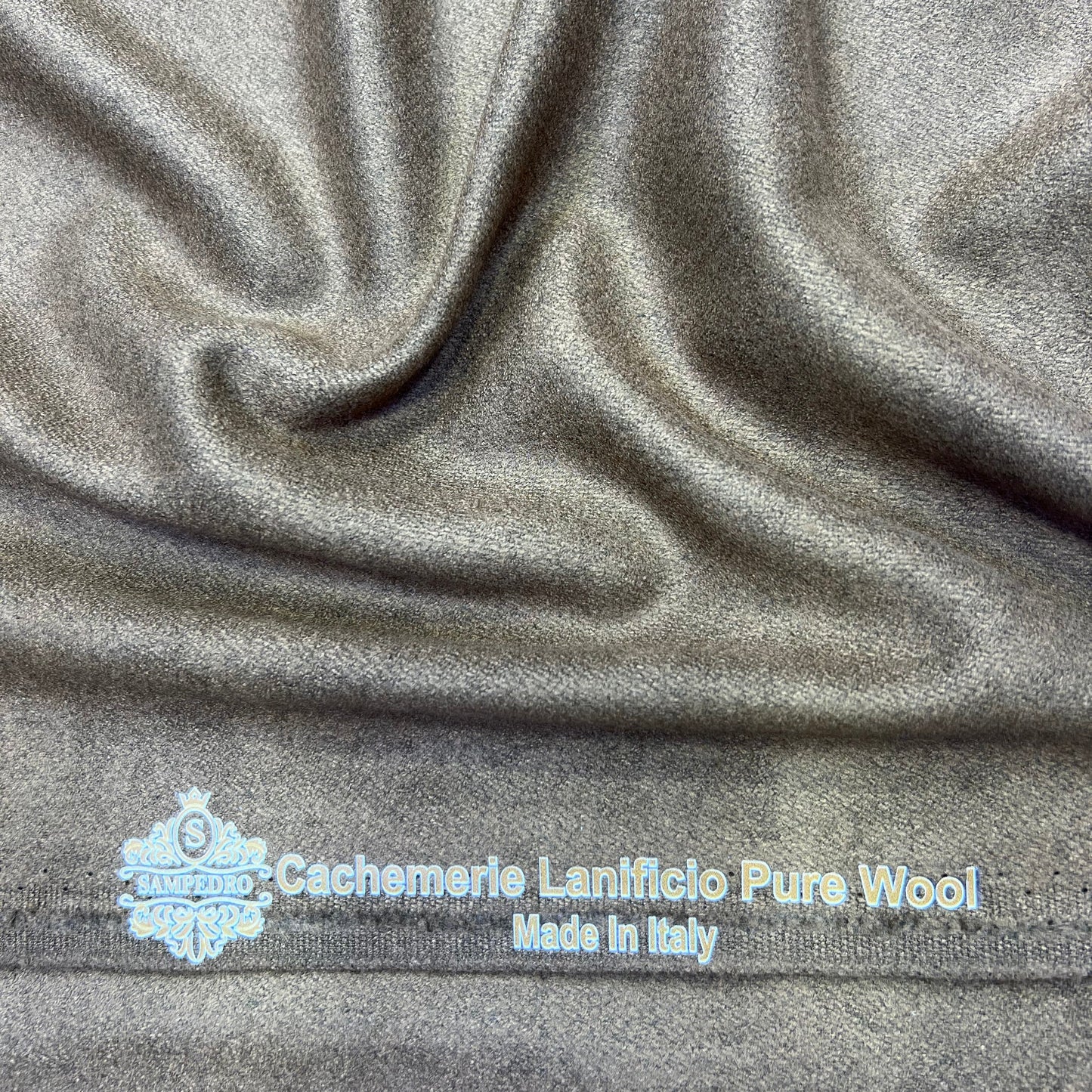 Tissu Mlifa SAMPEDRO - Taupe foncé