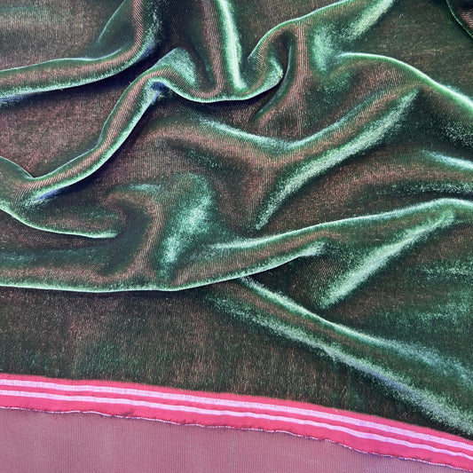 Tissu velours 3 mètres – Vert d’eau