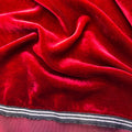Tissu velours 3 mètres – Rouge brique