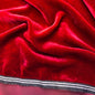 Tissu velours 3 mètres – Rouge brique