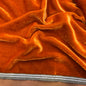 Tissu velours 3 mètres – Orange brûlé