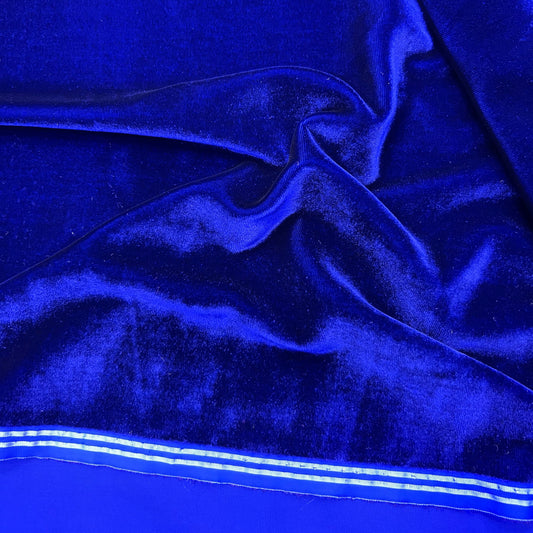 Tissu velours 3 mètres – Bleu royal