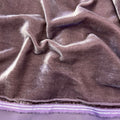 Tissu velours 3 mètres – Marron prune