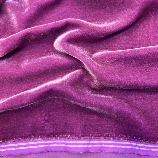 Tissu velours 3 mètres – Violet prune
