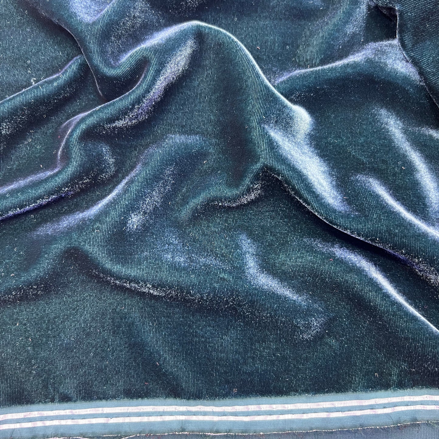 Tissu velours 3 mètres – Bleu ardoise