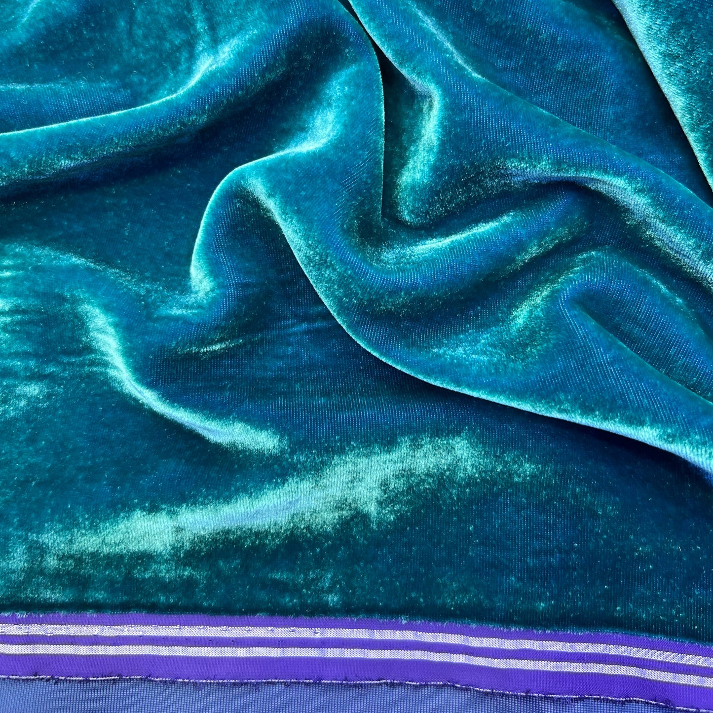 Tissu velours 3 mètres – Turquoise clair