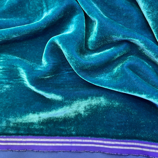 Tissu velours 3 mètres – Turquoise clair
