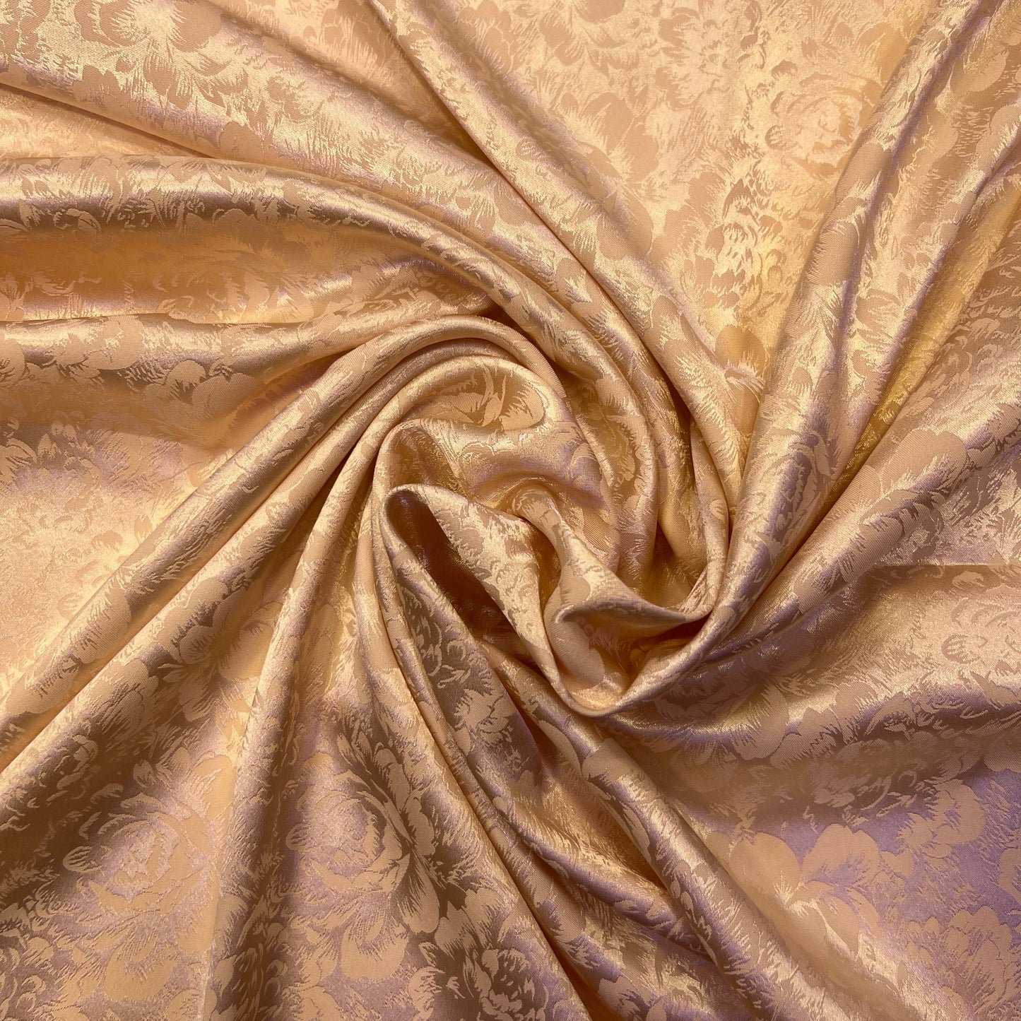 Tissu Kamkha en Soie –  Doré miel