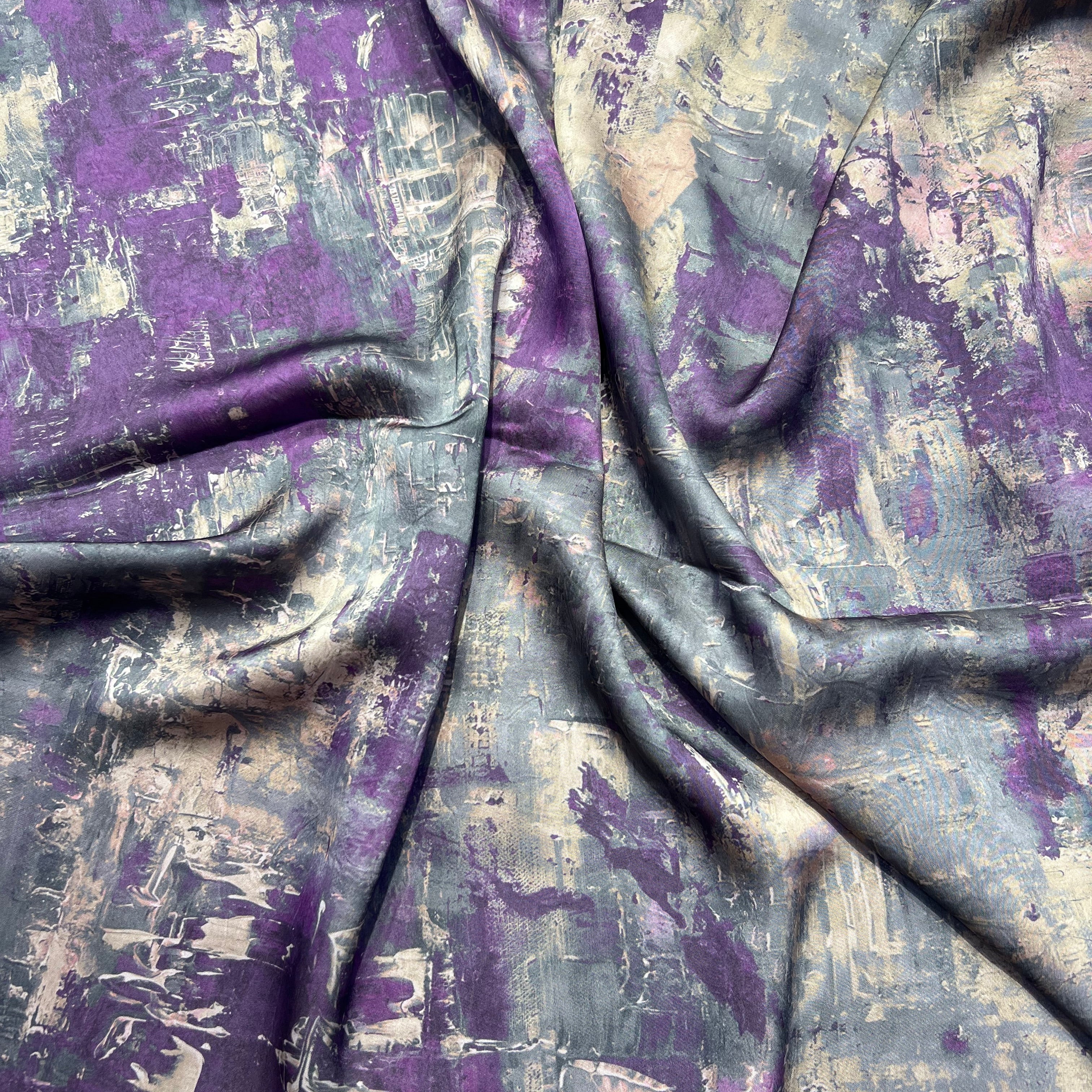 JULIA – Soie Imprimée Premium – Coupon 2,5 m / Largeur 1,5 m