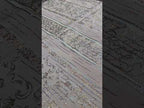 Tissu brocart blanc cassé pour caftan mariage élégant