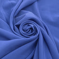 Tissu crêpe de soie - Bleu