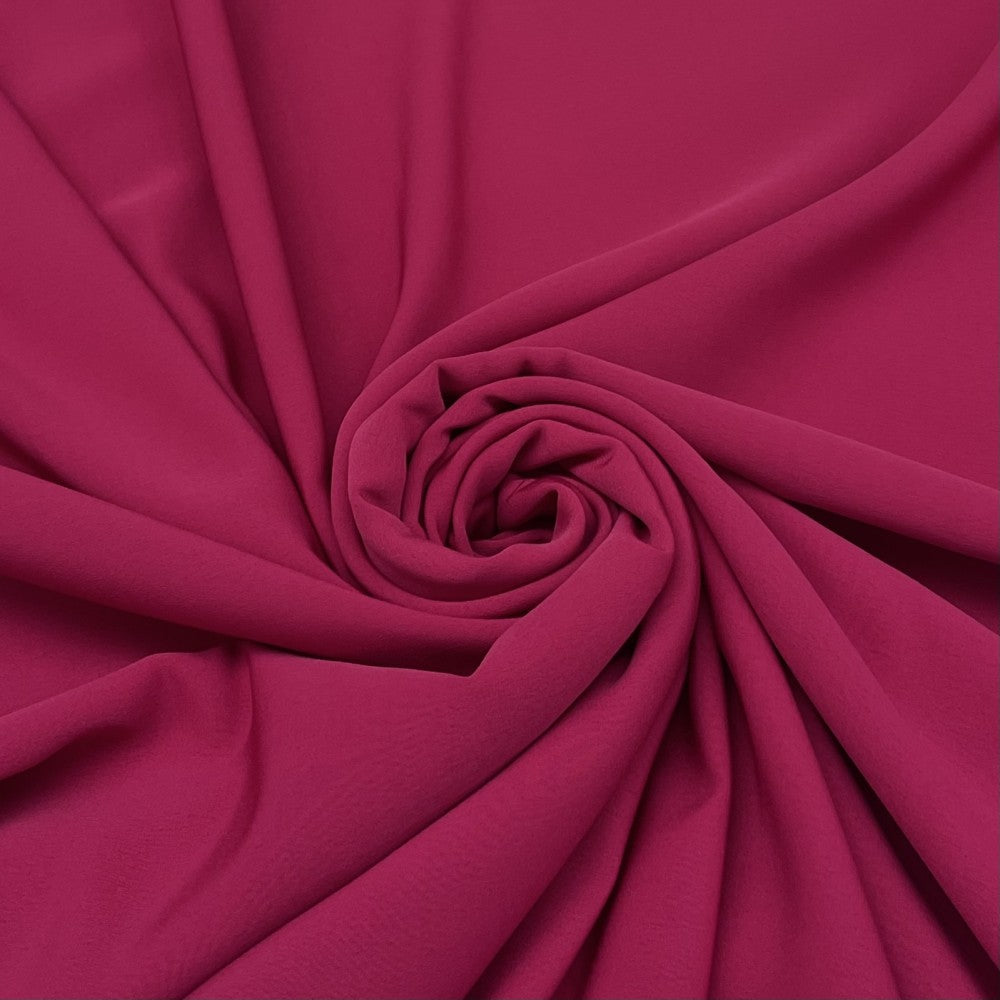 Tissu Crêpe - Framboise