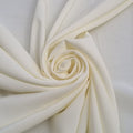 Tissu crêpe de soie - Ivoire