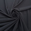 Tissu Crêpe de soie - Noir