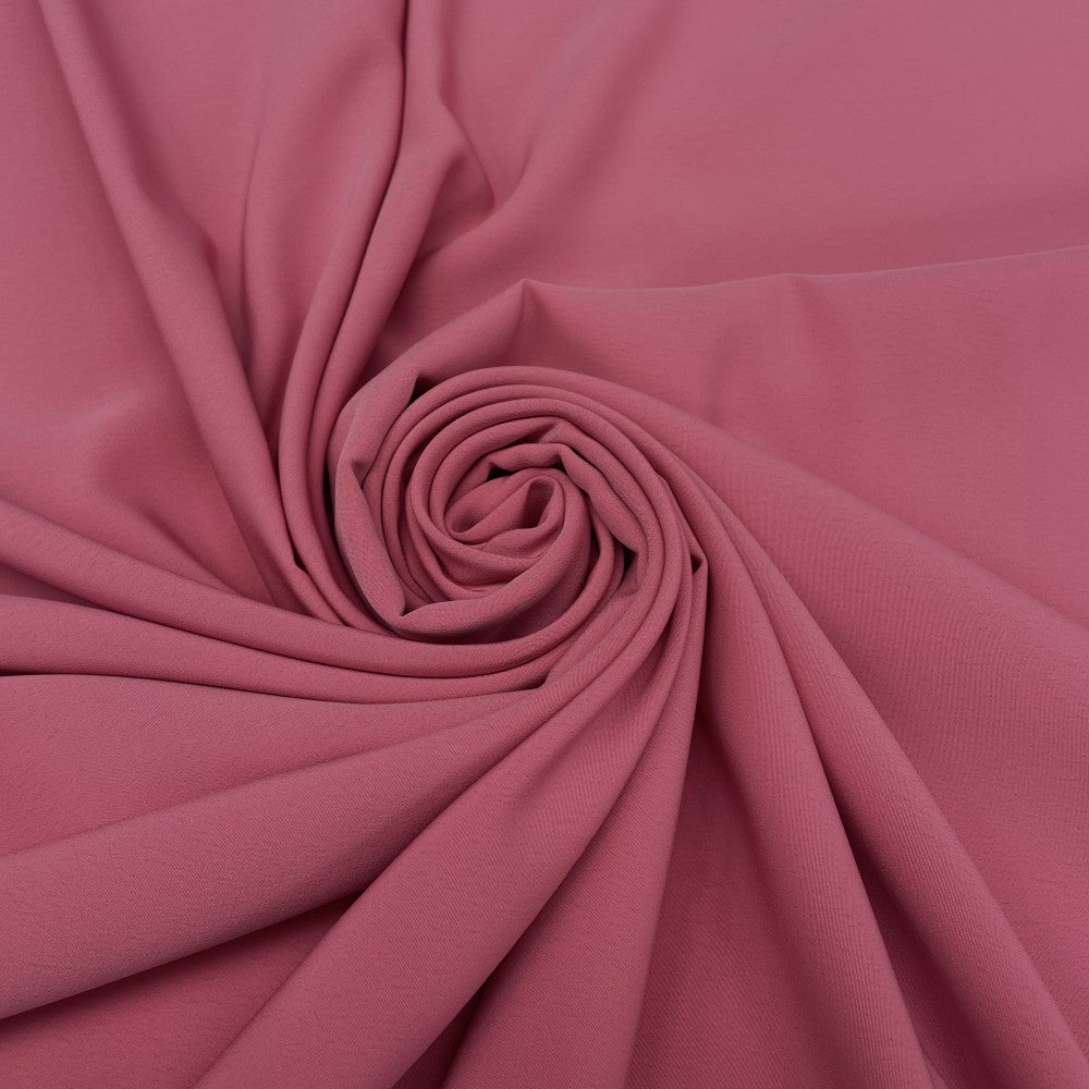 Tissu Crêpe de soie - Rose pale