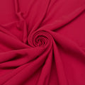 Tissu Crêpe de soie - Rouge