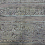 tissu brocart blanc cassé maroc caftan mariage luxe
