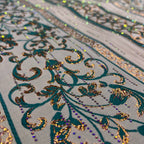 brocard tissue premium tissu brocard marocain pour caftan coupon tissu brocard haute qualité brillant